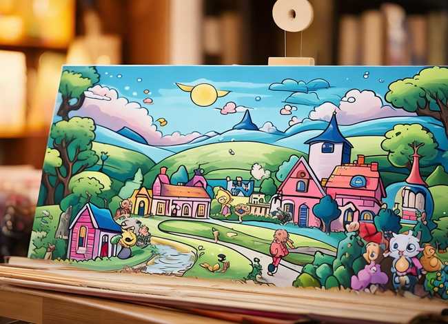 经典故事画一幅画简单 - 经典故事画一幅画简单又好看