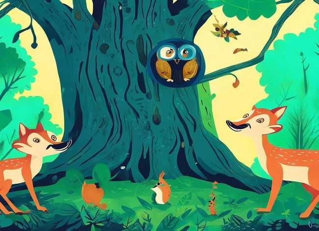 寓言故事创作儿童画，寓言故事创编画