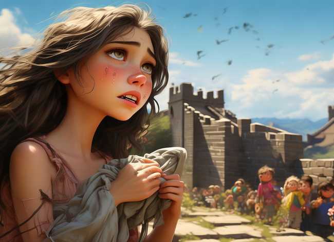 孟姜女哭长城的故事儿童版视频，孟姜女哭长城故事视频少儿版