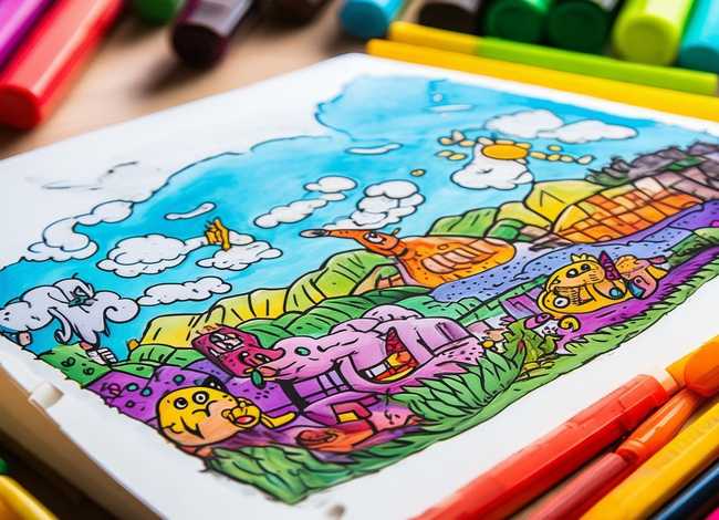 绘本故事马克笔绘画（绘本故事马克笔绘画教程）