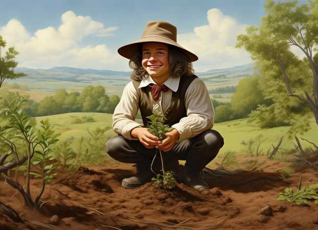 富兰克林小时候的故事，富兰克林小时候的故事种树