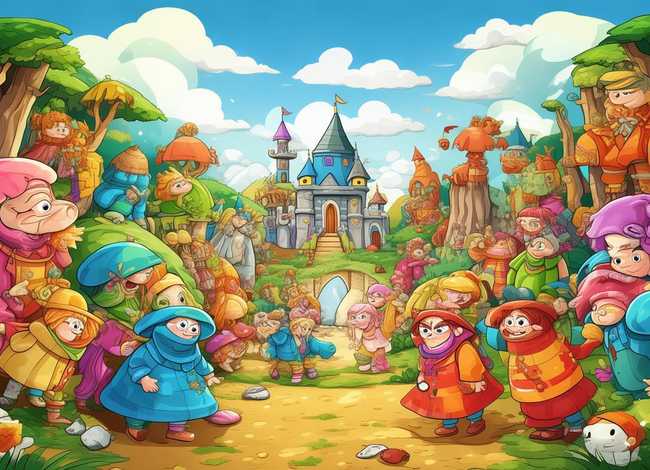 儿童漫画故事带图；少儿漫画故事