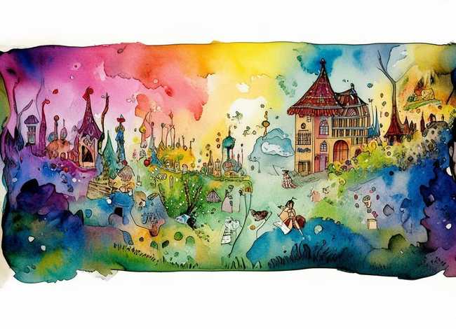 水粉绘本故事 - 水粉绘本故事连环画