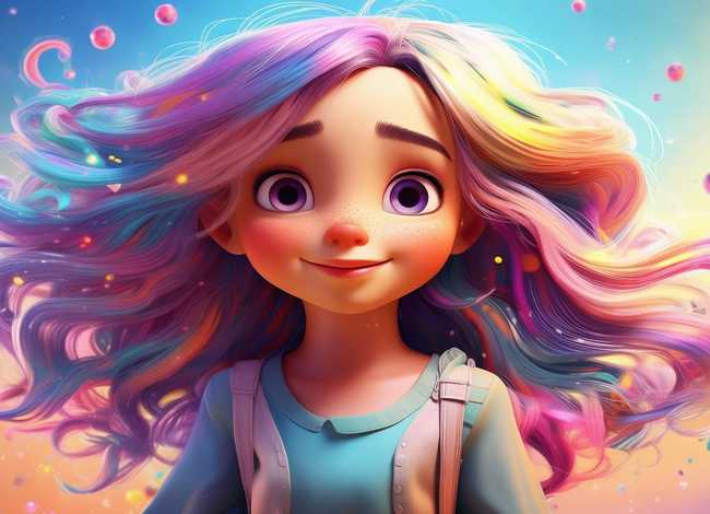 小女孩发型动画、小女孩发型动画视频