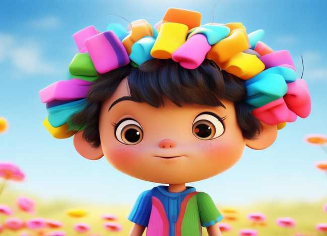 男孩子发型儿童图画，男孩子发型儿童图案