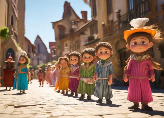 皇帝的新衣儿童童话故事、皇帝的新衣童话故事图画