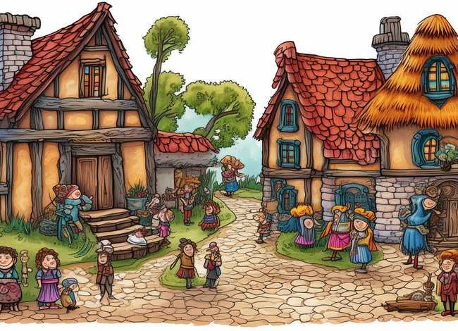 欧洲民间故事简笔画 - 欧洲民间故事简笔画教程