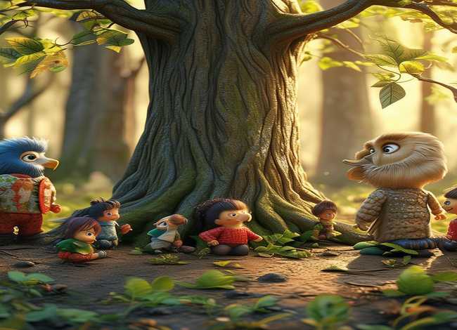 树叶的故事儿童版，树叶的幼儿故事