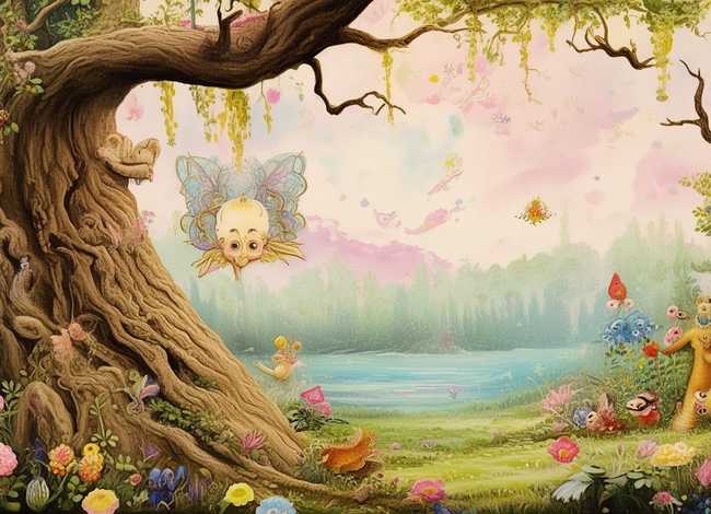 童话故事绘画；童话为主题的绘画作品