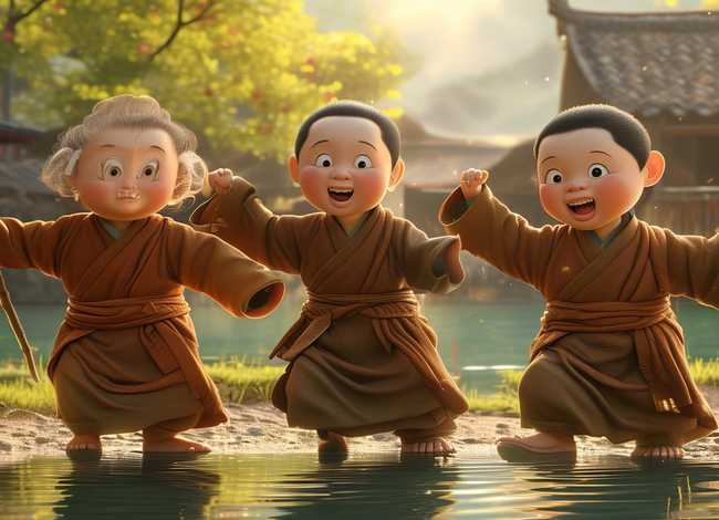 经典儿童歌曲三个和尚 - 三个和尚儿童歌曲中文经典老歌