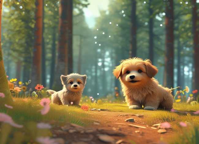 3到6岁儿童睡前故事小花狗找爸爸 - 睡前故事小花狗找朋友 3到6岁儿童睡前故事小花狗找爸爸 - 睡前故事小花狗找朋友