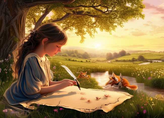 英语童话故事怎么画（英语小故事图片怎么画）