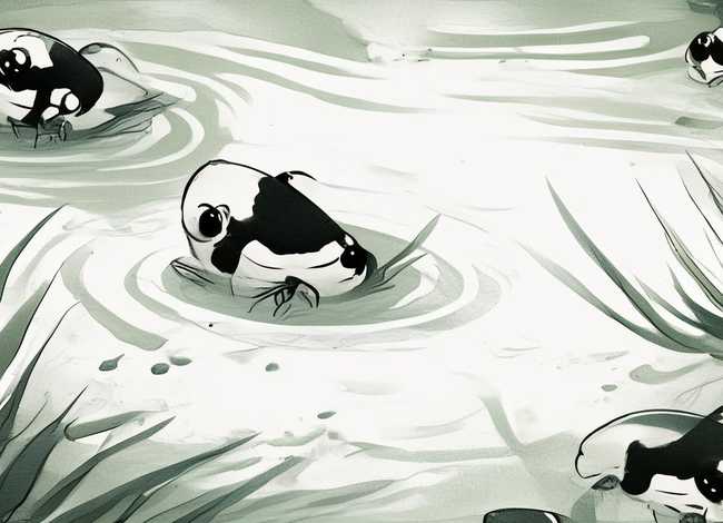 小蝌蚪找妈妈水墨画动画片（小蝌蚪找妈妈水墨画动画片观后感）