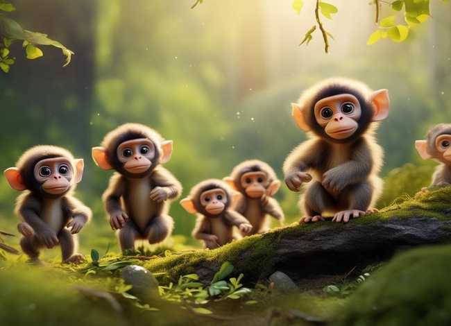 猴子的故事儿童 猴子的幼儿故事