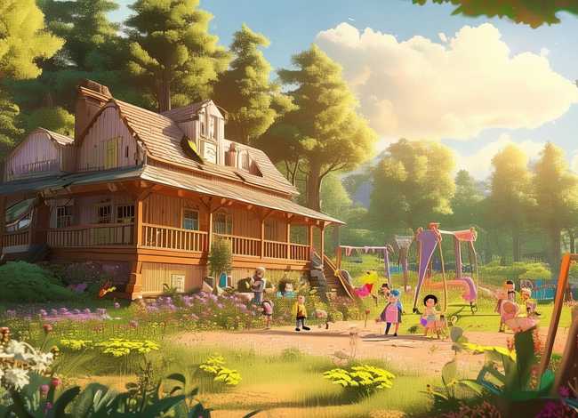 森林小镇儿童故事，森林小镇幼儿园