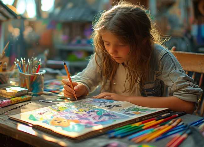 画画小故事；画画小故事800字