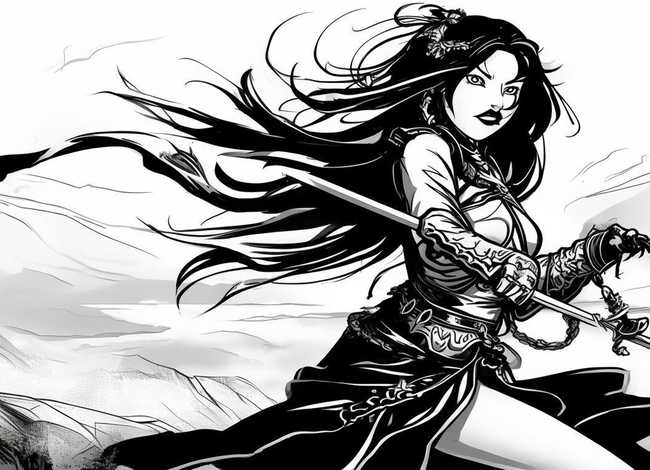 巾帼英雄的英雄故事，巾帼英雄的英雄故事配图简笔画