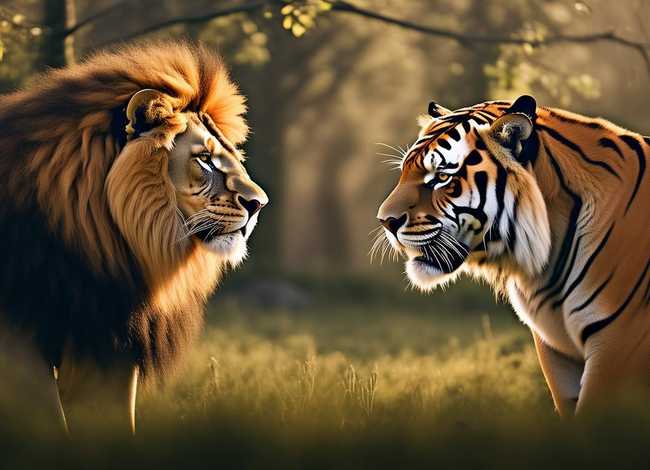 狮子和老虎的故事，狮子和老虎的故事启示是什么