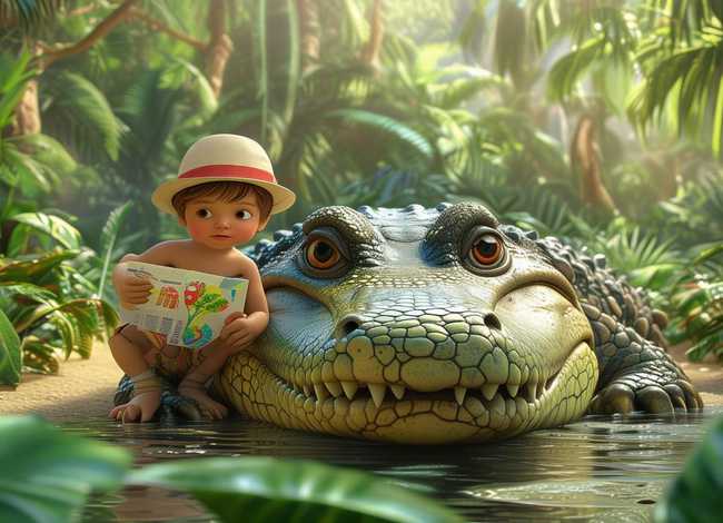 儿童故事鳄鱼的故事（关于鳄鱼的幼儿故事）