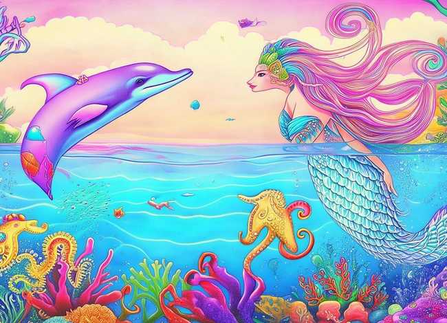 海洋世界画童话故事 海洋世界绘画故事