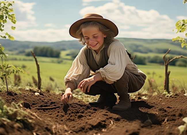 富兰克林小时候的故事，富兰克林小时候的故事种树