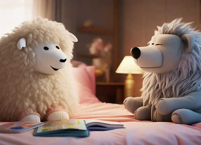 儿童睡前故事狼和小羊、幼儿故事在线听睡前狼和小羊