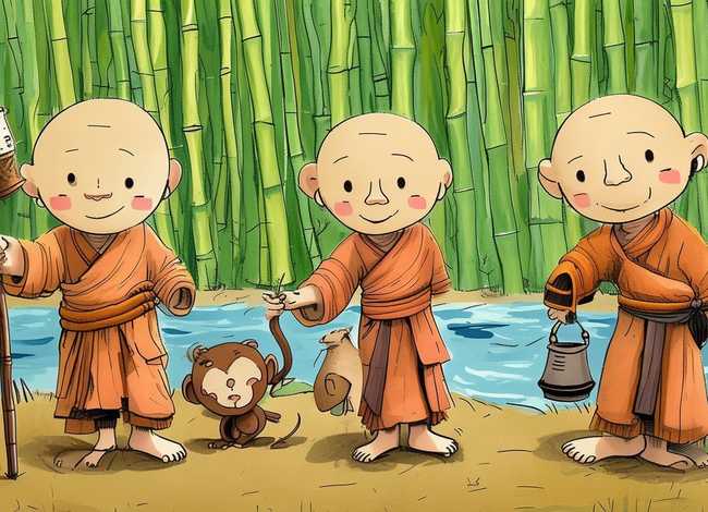 儿童故事三个和尚；三个和尚幼儿故事简介