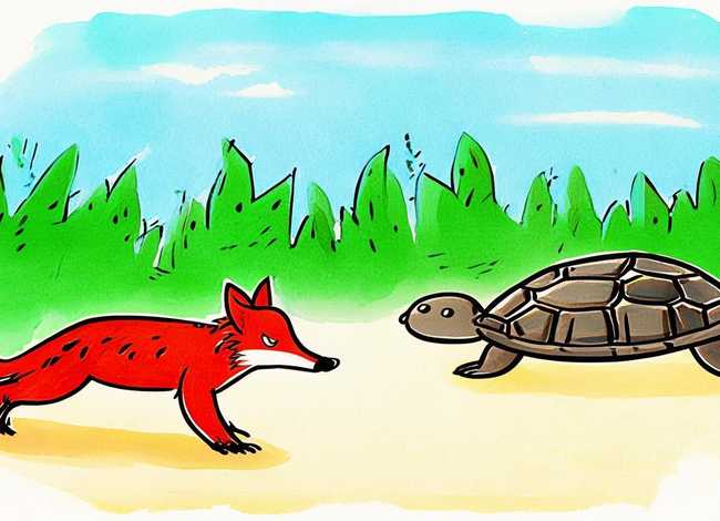 伊索寓言故事简笔画、伊索寓言故事简笔画手抄报