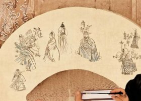 团扇绘画历史人物教程；团扇绘画历史人物教程大全
