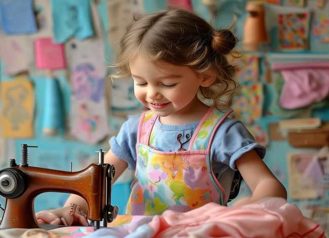 儿童故事裁缝图片，儿童裁缝图片