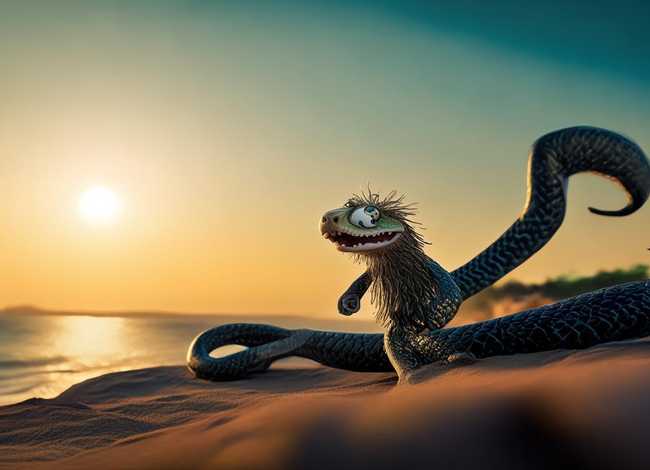 故事 画；故事画蛇添足的故事