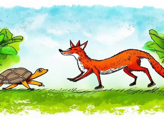 伊索寓言故事简笔画、伊索寓言故事简笔画手抄报