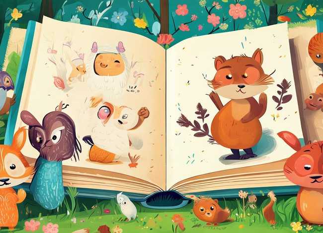 寓言故事儿童画大全集 - 寓言故事绘画大全集