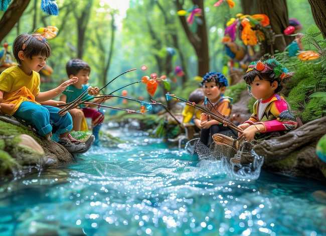 儿童版钓鱼的故事、儿歌钓鱼的故事 儿童版钓鱼的故事、儿歌钓鱼的故事