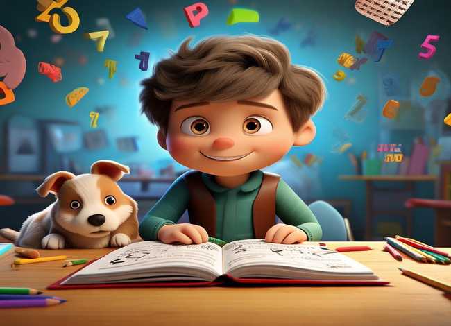 小学生数学故事绘画；小学生数学故事绘画图片