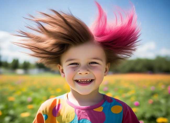 心形发型儿童 - 心形发型儿童男孩