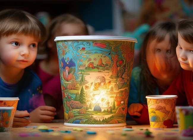 纸杯故事儿童；纸杯绘本故事