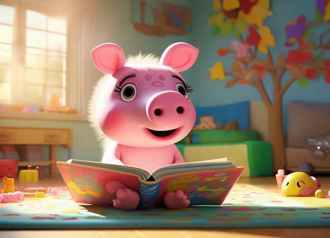 小猪佩奇绘本英语故事，小猪佩奇简单英语绘本故事