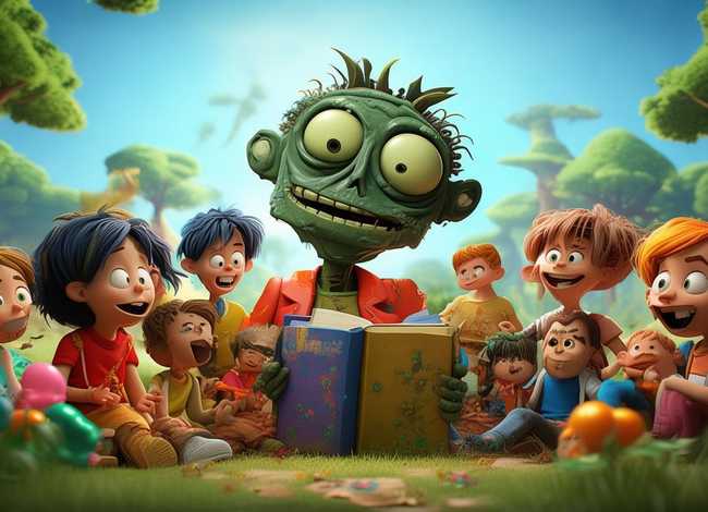 儿童绘本有声故事之僵尸 - 僵尸少儿故事