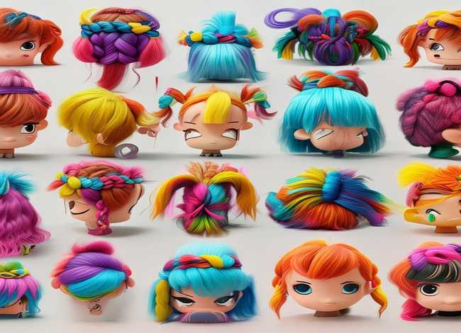 儿童发型图案模板 - 儿童发型图案模板大全