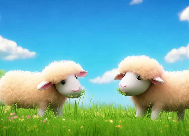 儿童简笔画小羊、儿童简笔画小羊图片