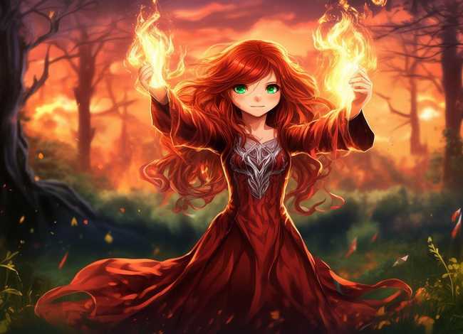 有关精灵的故事 有关精灵故事有个女孩是火系精灵的动漫
