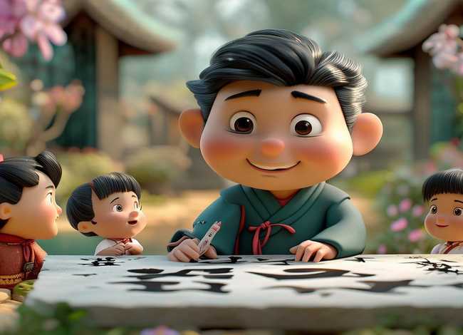 王羲之儿童故事小视频 - 王羲之的小故事视频