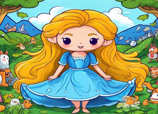 白雪公主儿童简笔画，白雪公主儿童简笔画大全图片