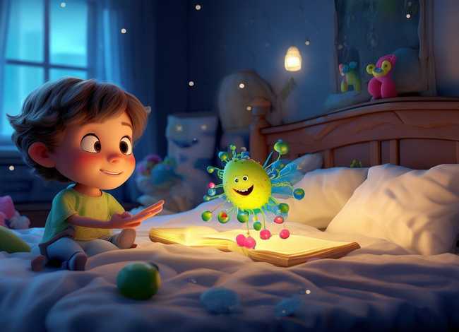 儿童睡前故事细菌；六岁孩子睡前故事细菌的故事