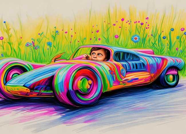 儿童赛车简笔画 - 儿童赛车简笔画怎么画