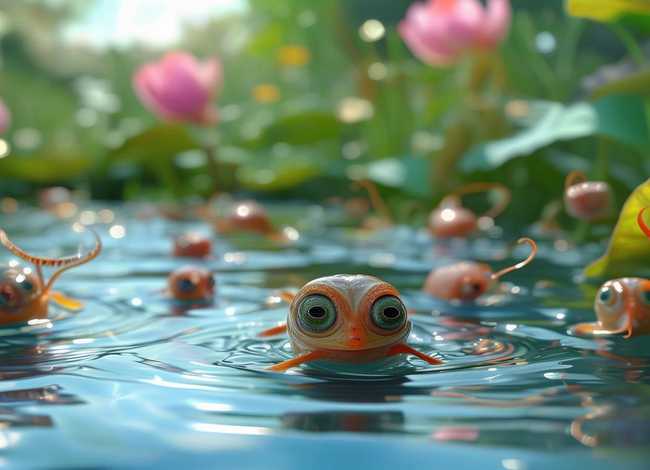 小蝌蚪找妈妈故事儿歌 - 小蝌蚪找妈妈故事儿歌视频