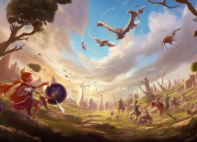 儿童故事诸神之战；诸神之战的故事