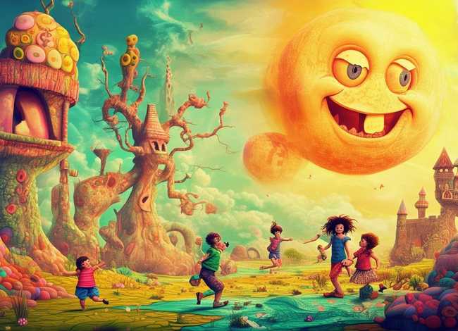 儿童荒诞故事；幼儿荒诞故事