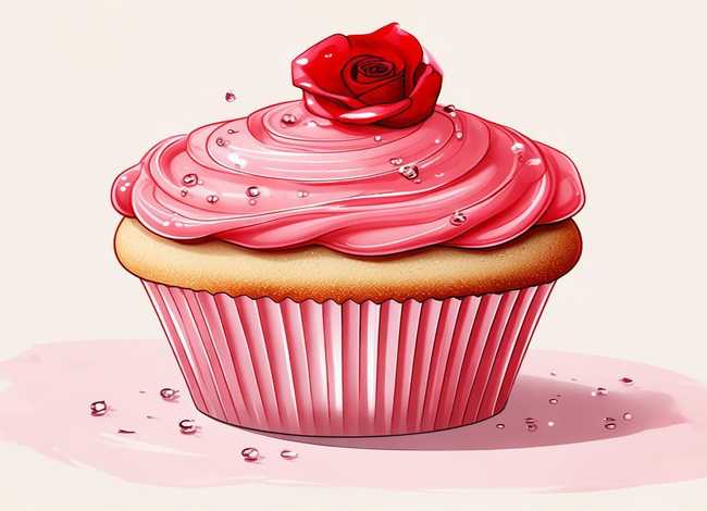 杯子蛋糕简笔画、杯子蛋糕简笔画教程